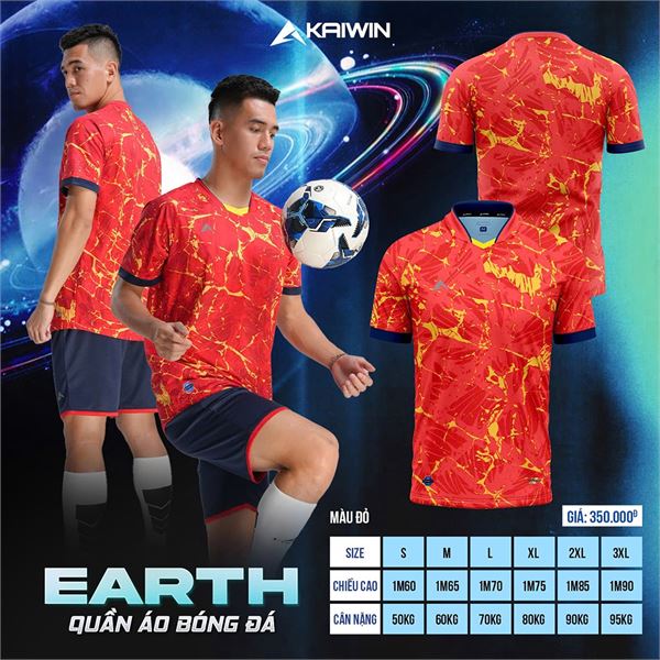 Quần áo bóng đá Kaiwin Earth