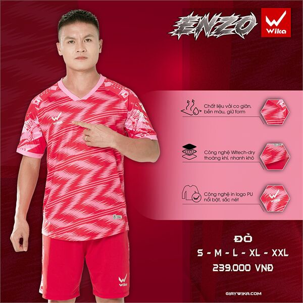 Quần áo bóng đá Wika Enzo