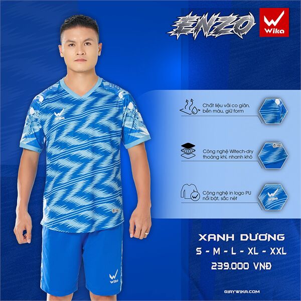 Quần áo bóng đá Wika Enzo