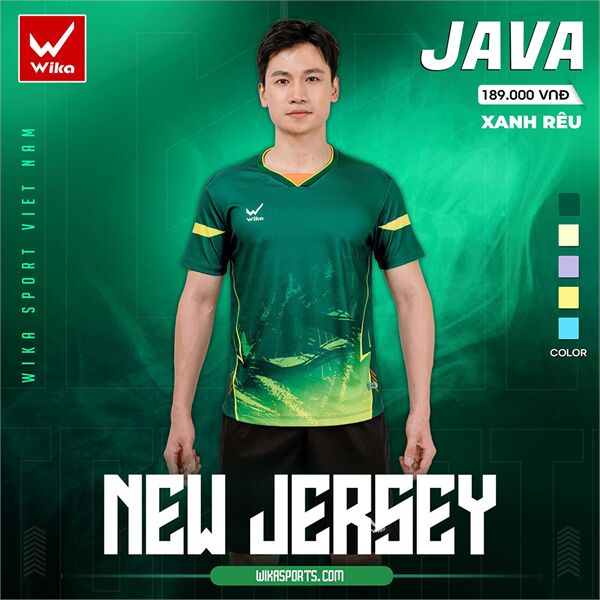 Quần áo bóng đá Wika Java
