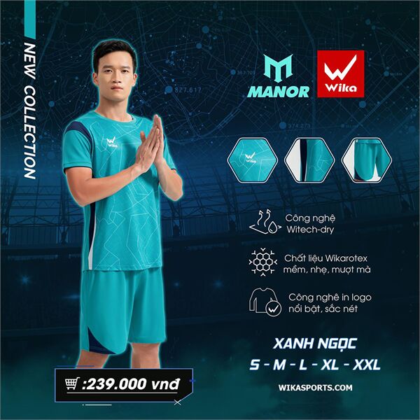 Quần áo bóng đá Wika Manor