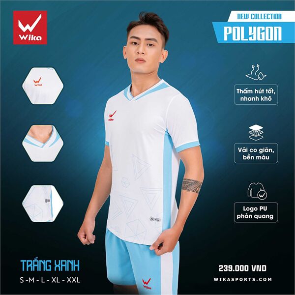 Quần áo bóng đá Wika Polygon