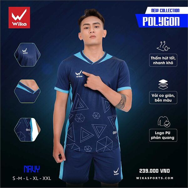 Quần áo bóng đá Wika Polygon