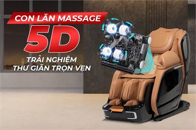 Ghế massage 5D là gì, có ưu điểm nổi trội gì ???