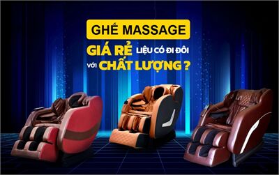 Review top 11 ghế massage giá rẻ dưới 10 triệu, 15 triệu, 20 triệu và 30 triệu hot nhất năm