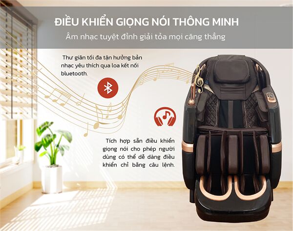 Dễ dàng điều khiển, thư giãn thoải mái