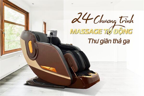 Nhiều chương trình Massage tự động với các thủ thật Massage đặc biệt