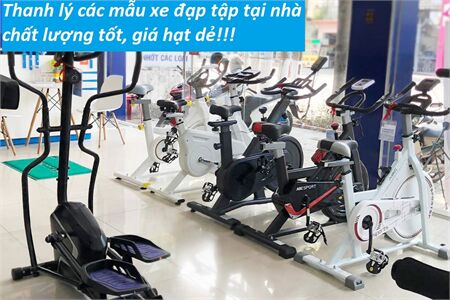 Thanh lý xe đạp tập thể dục tại nhà giá rẻ chất lượng tốt