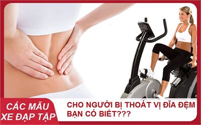 Xe đạp tập tại nhà ngon bổ rẻ cho người thoát vị đĩa đệm