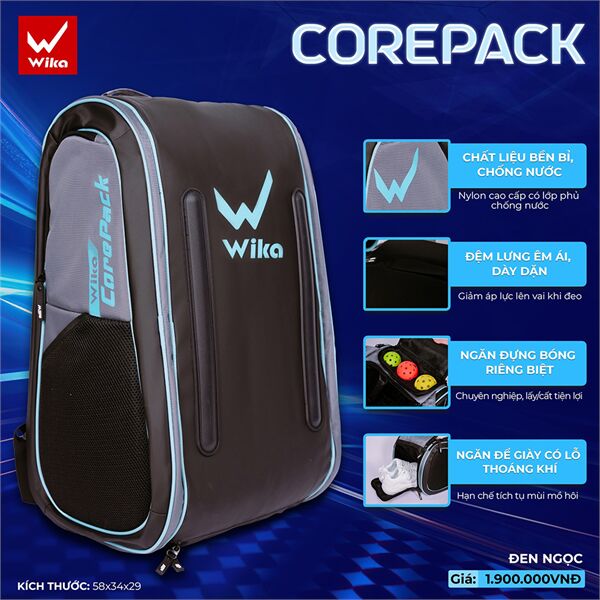 Balo Pickleball Wika Corepack