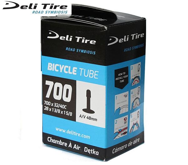 Săm xe đạp Deli 700x32/40C AV 48mm