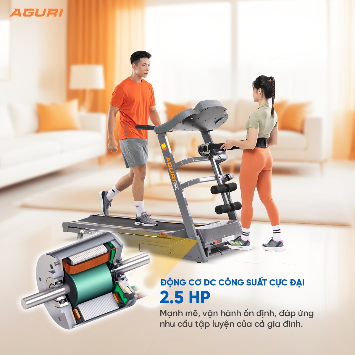 Công suất động cơ (HP) phù hợp nhu cầu sử dụng gia đình