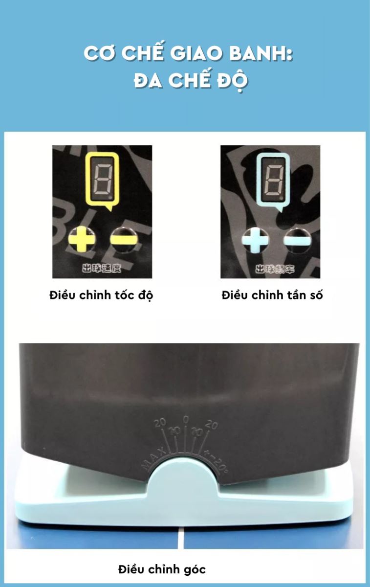 máy bắn bóng bàn tự động Double Fish 5