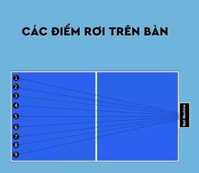 máy bắn bóng bàn tự động Double Fish 6