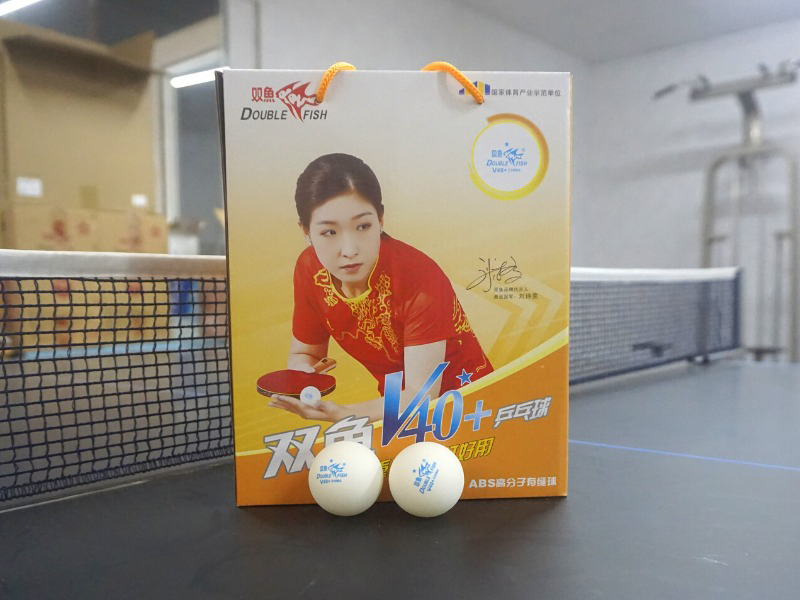quả bóng bàn Double Fish V40+ 1 sao (100 quả)