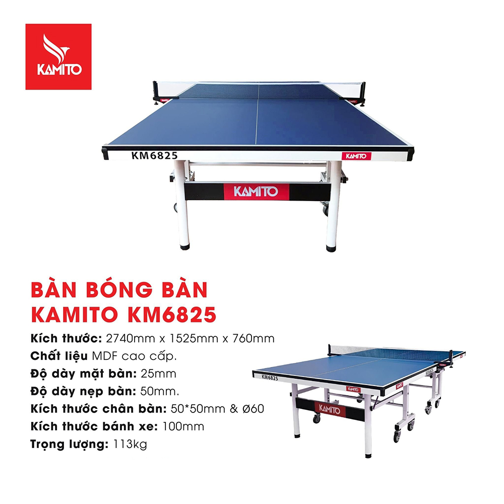 bàn bóng bàn Kamito KM6825 3