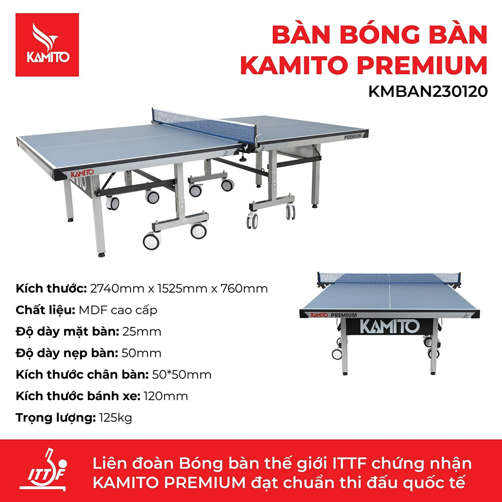 bàn bóng bàn Kamito Premium 5