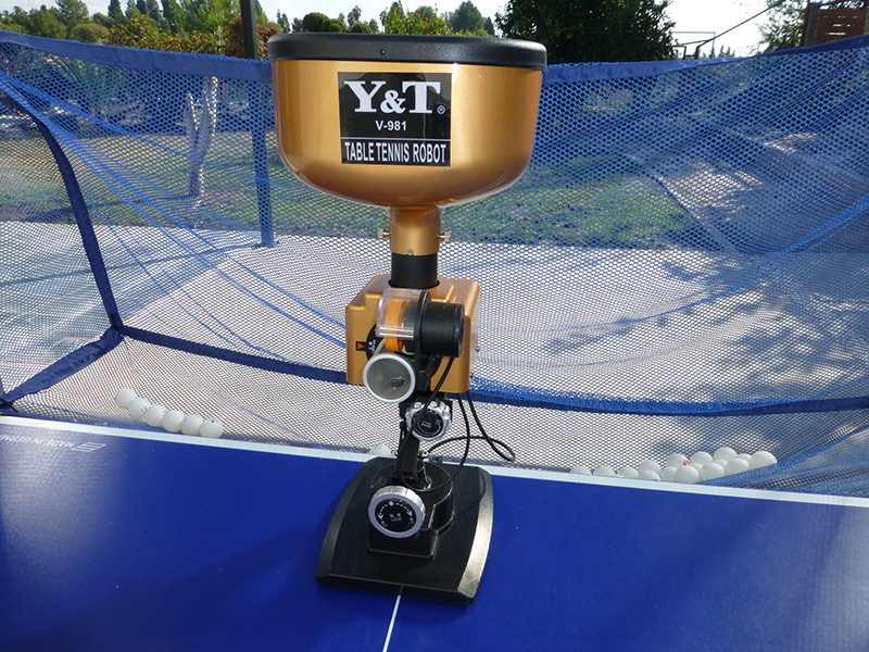 Sử dụng máy bắn bóng bàn Y&T V-981