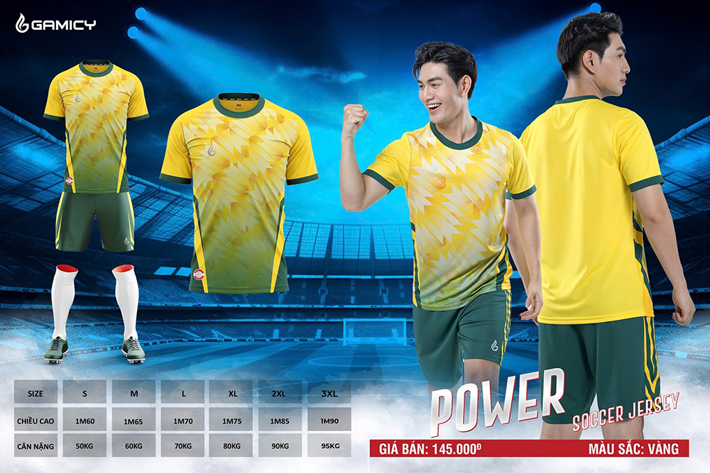 quần áo bóng đá Gamicy Power 3