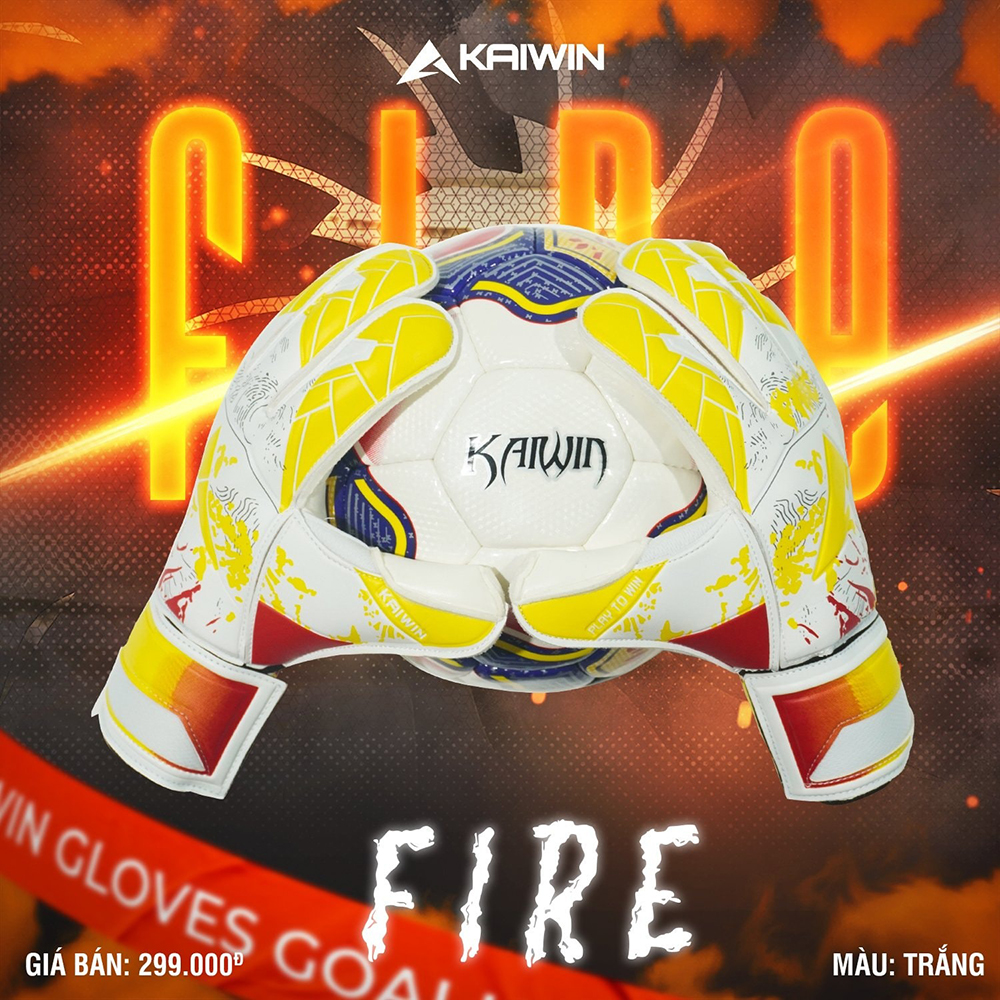 găng tay thủ môn Kaiwin Fire 1