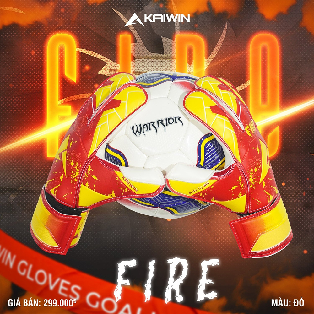 găng tay thủ môn Kaiwin Fire 3