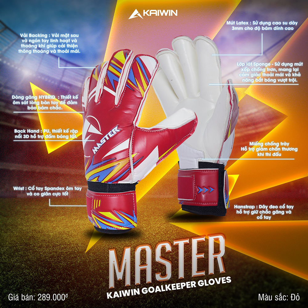 găng tay thủ môn Kaiwin Master 1