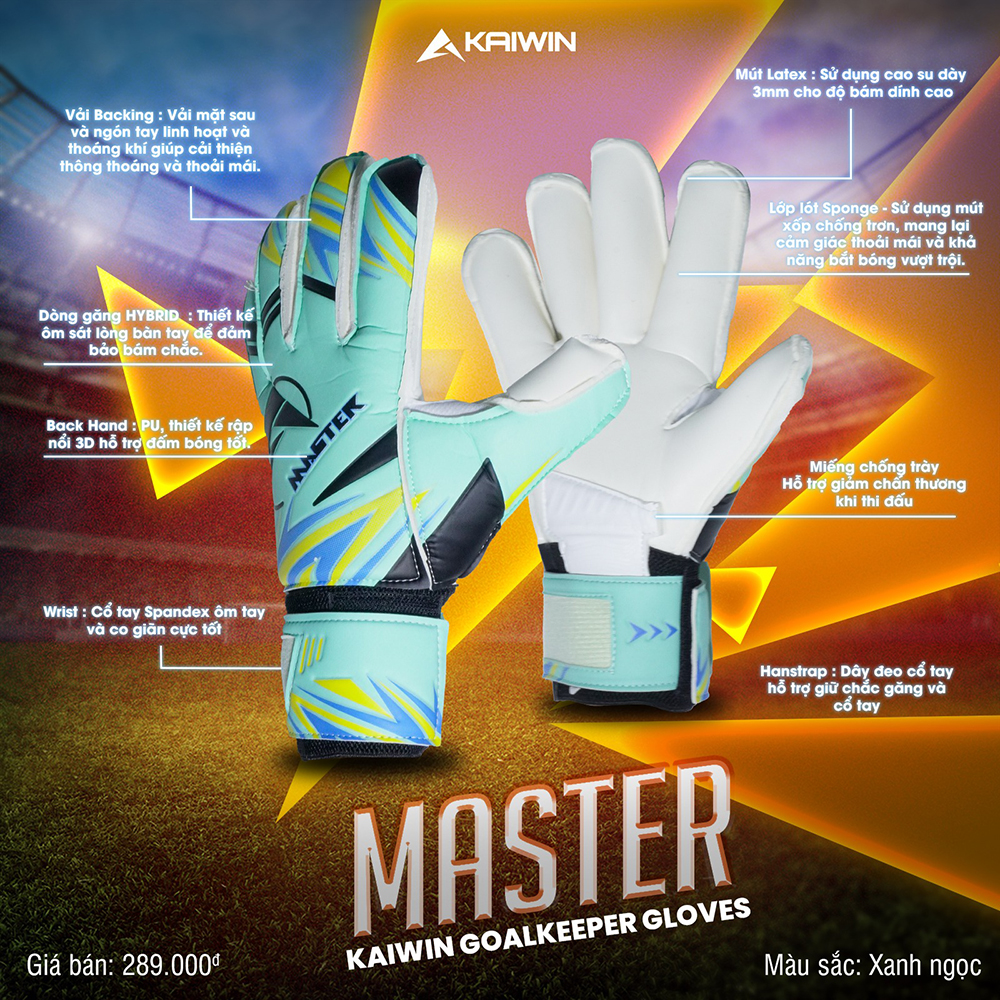 găng tay thủ môn Kaiwin Master 4