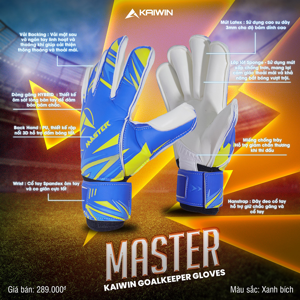găng tay thủ môn Kaiwin Master 2