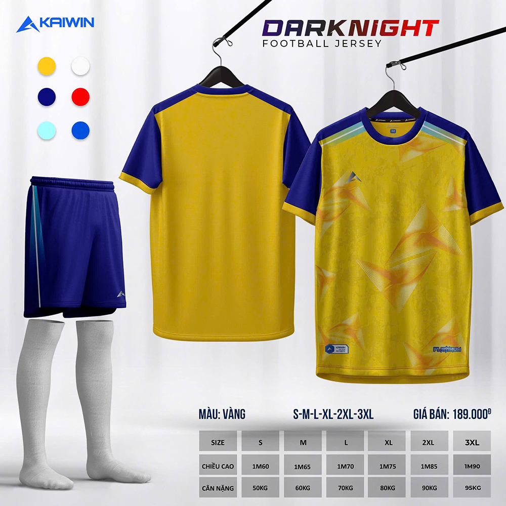 quần áo bóng đá Kaiwin Darknight 3