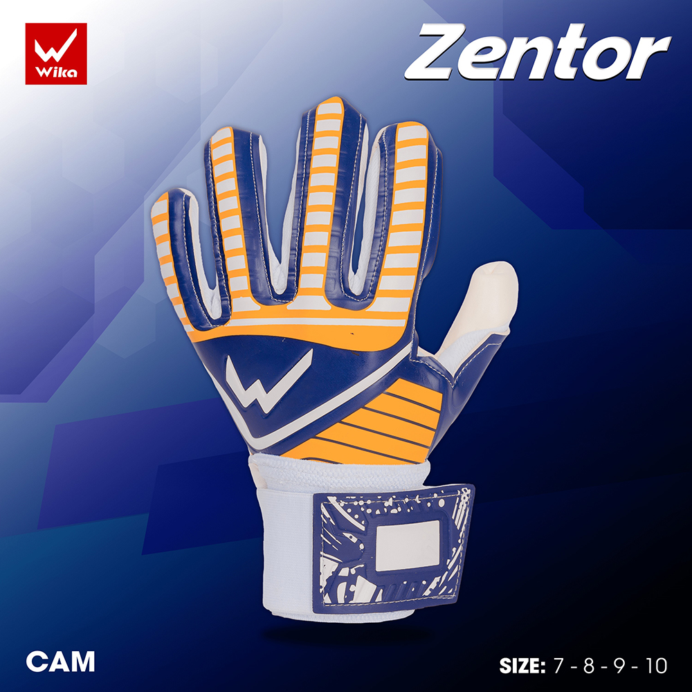 găng tay thủ môn Wika Zentor da cam