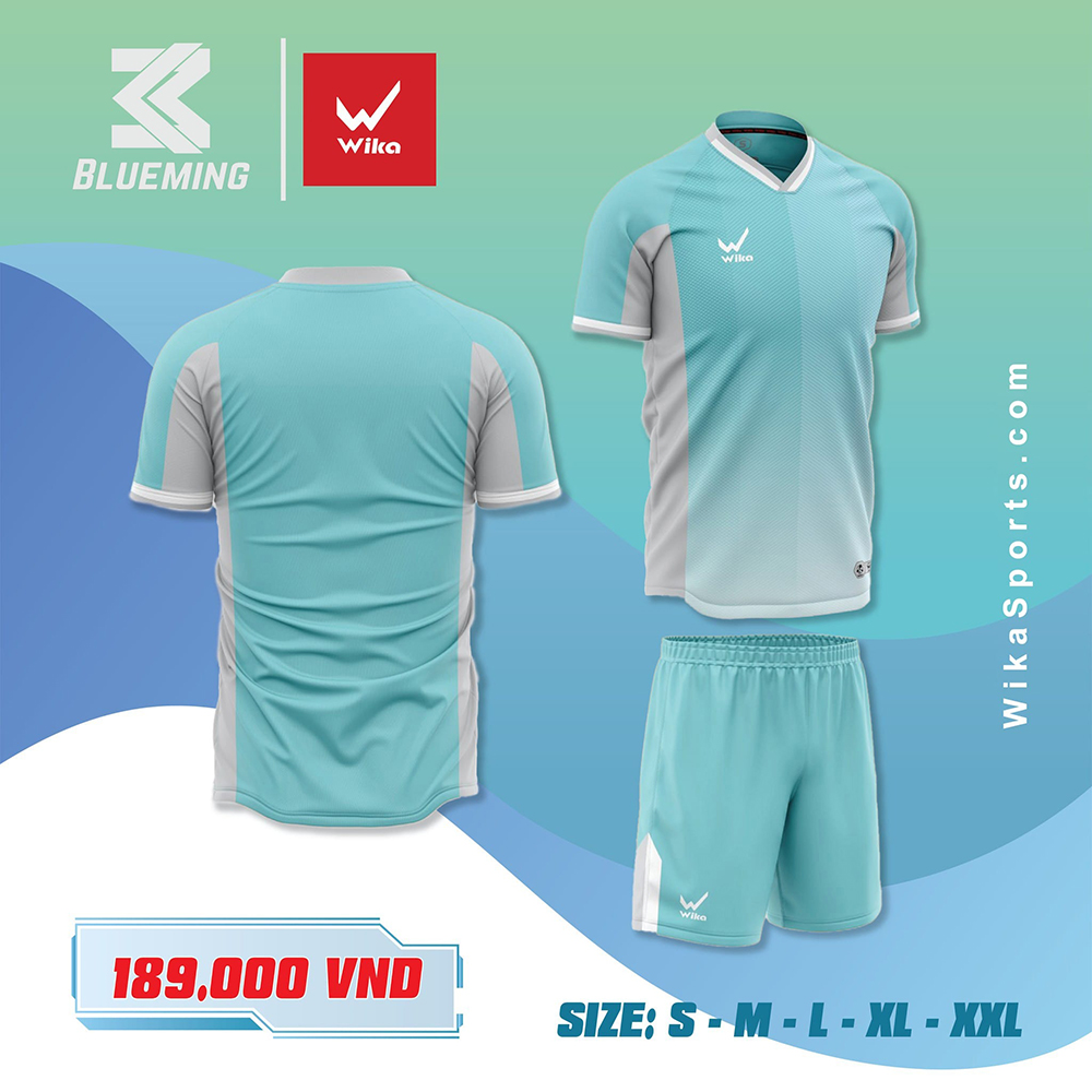 quần áo bóng đá Wika Blueming 1