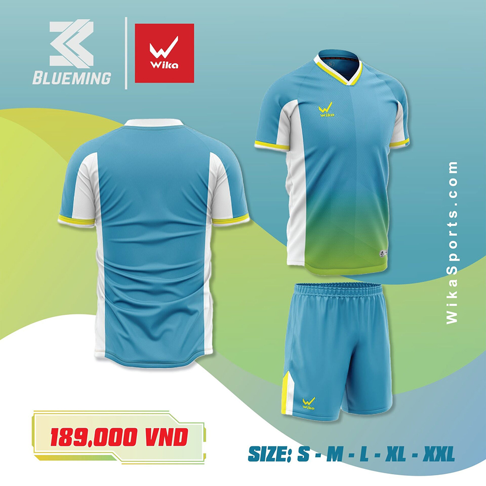 quần áo bóng đá Wika Blueming 2