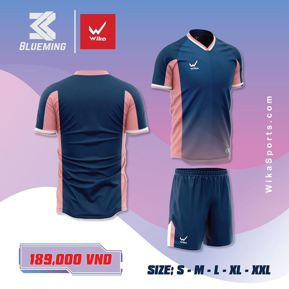 quần áo bóng đá Wika Blueming 3