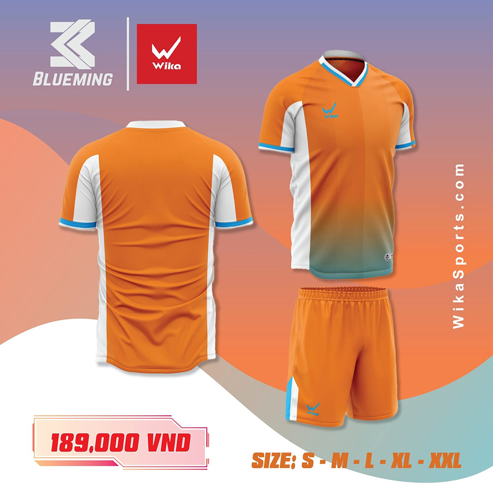 quần áo bóng đá Wika Blueming 4