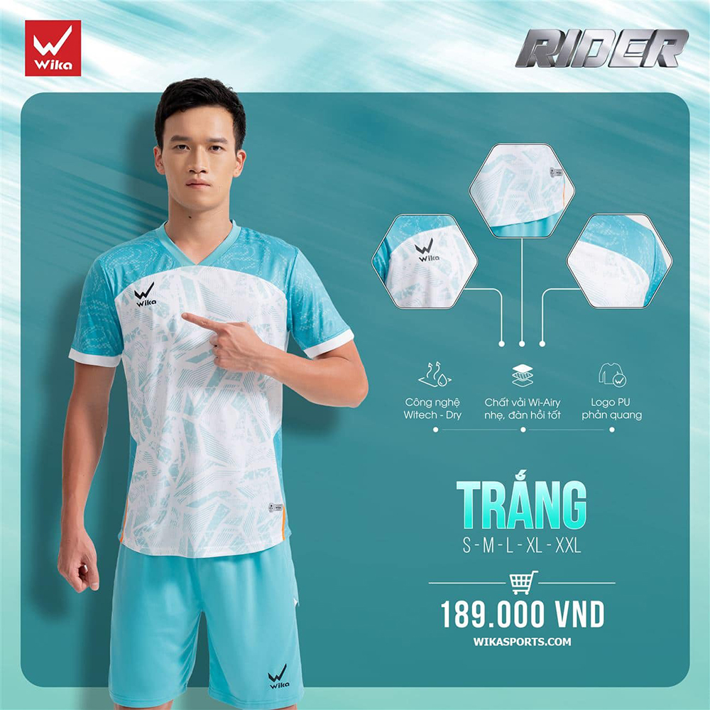 quần áo bóng đá Wika Rider 2
