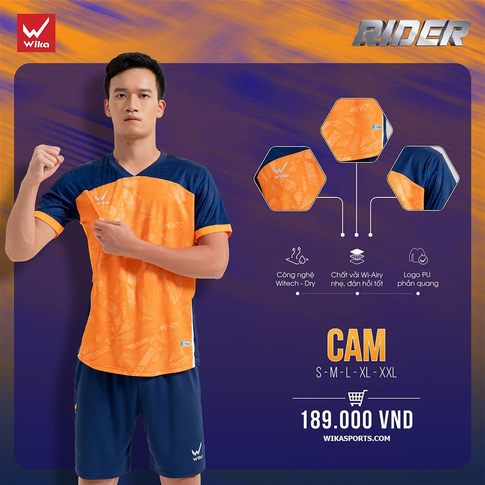 quần áo bóng đá Wika Rider 4