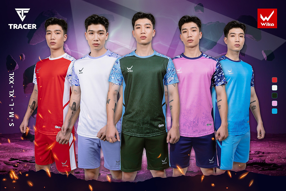 quần áo bóng đá Wika Tracer 6