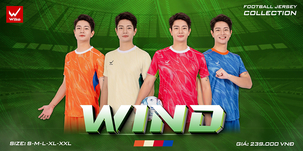 quần áo bóng đá Wika Wind 5