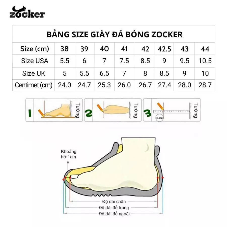 giày bóng đá Zocker Inspire 6