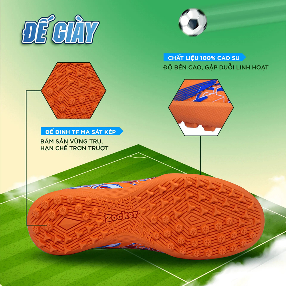 giày bóng đá trẻ em Zocker Kiên Cường 4