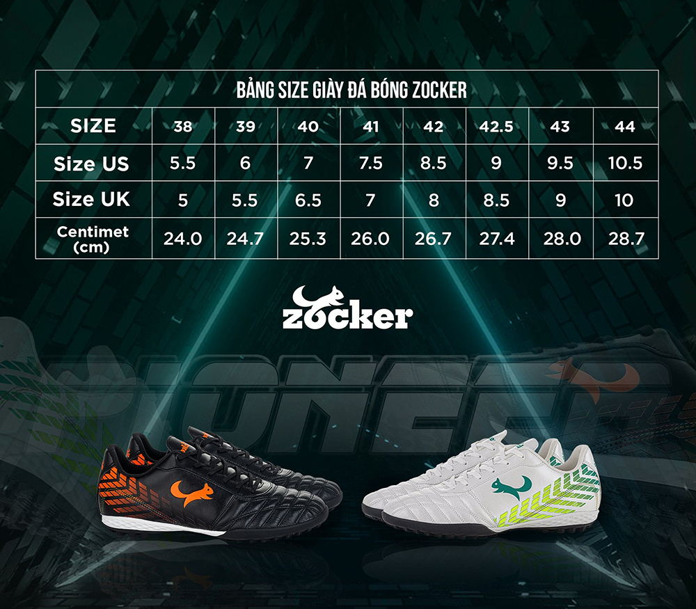 giày bóng đá Zocker Pioneer 11
