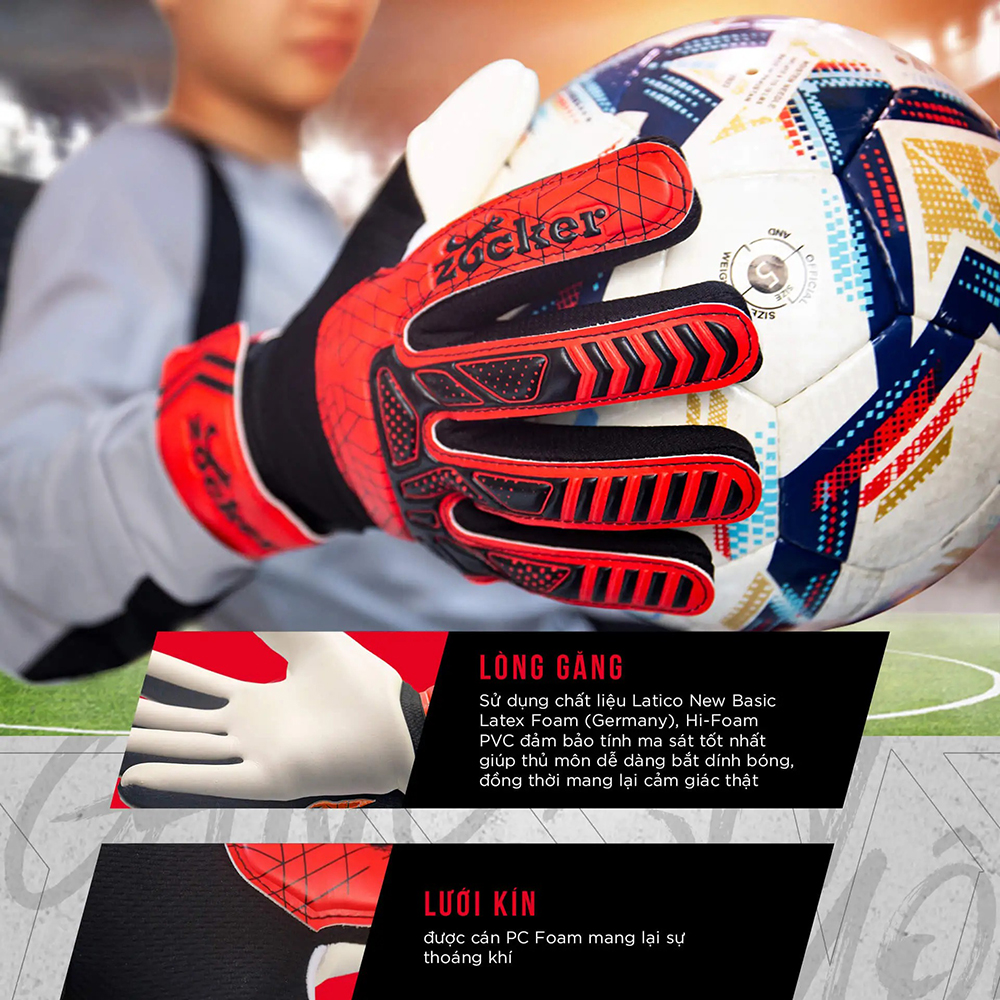 găng tay thủ môn Zocker Gloves Dino 2