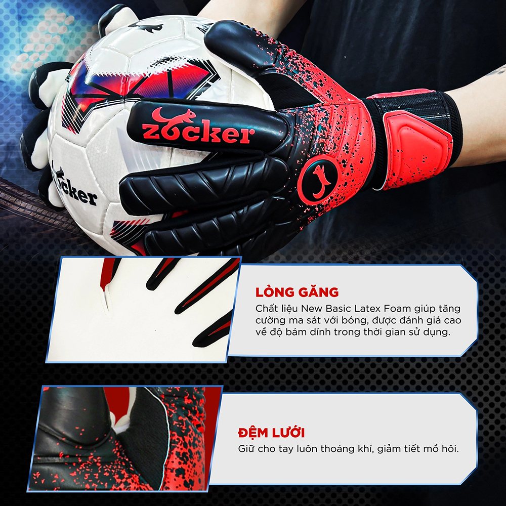 găng tay thủ môn Zocker Gloves Spencer 2