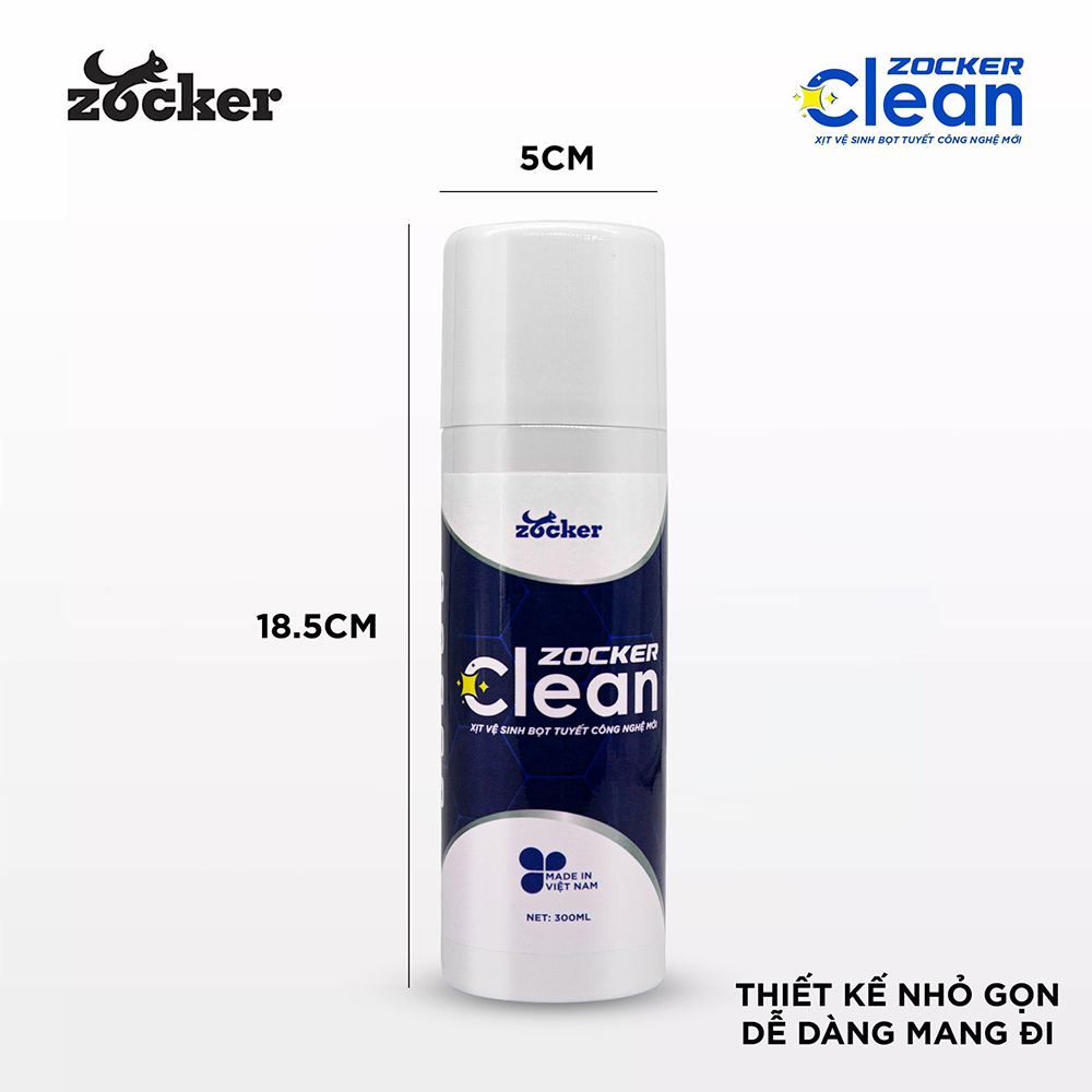 bình xịt vệ sinh giày Zocker Clean 5