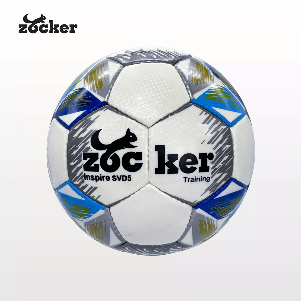 quả bóng đá tập luyện Size 4 Zocker Inspire da SVD Xám 1