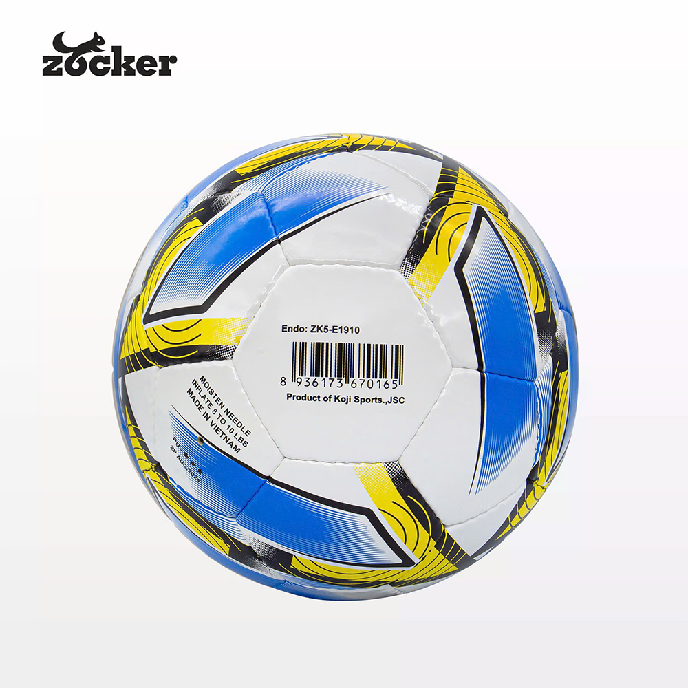 quả bóng đá tập luyện Size 5 Zocker Endo ZK5-E1910 Vàng 2
