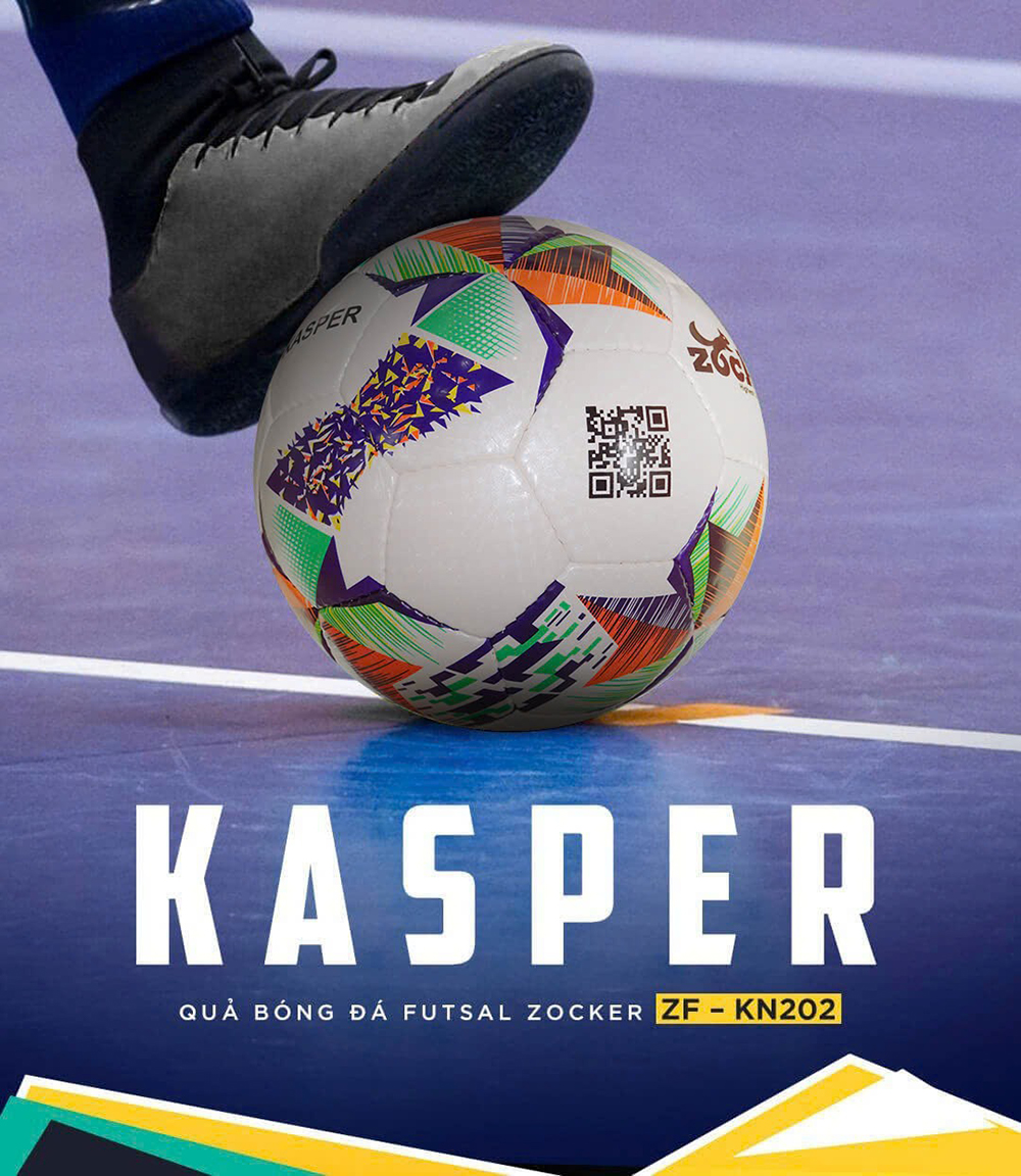 quả bóng đá Futsal Zocker Kasper ZF-KN202 3