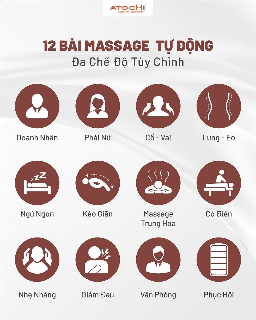 Ghế Massage Atochi 2277 8