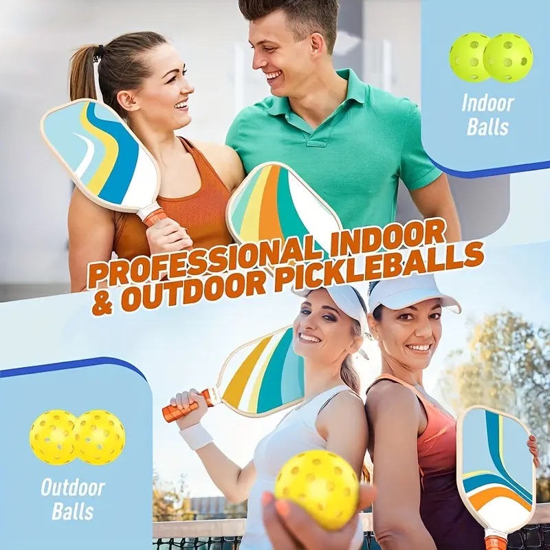 Bóng Pickleball trong nhà và ngoài trời khác nhau như thế nào ???