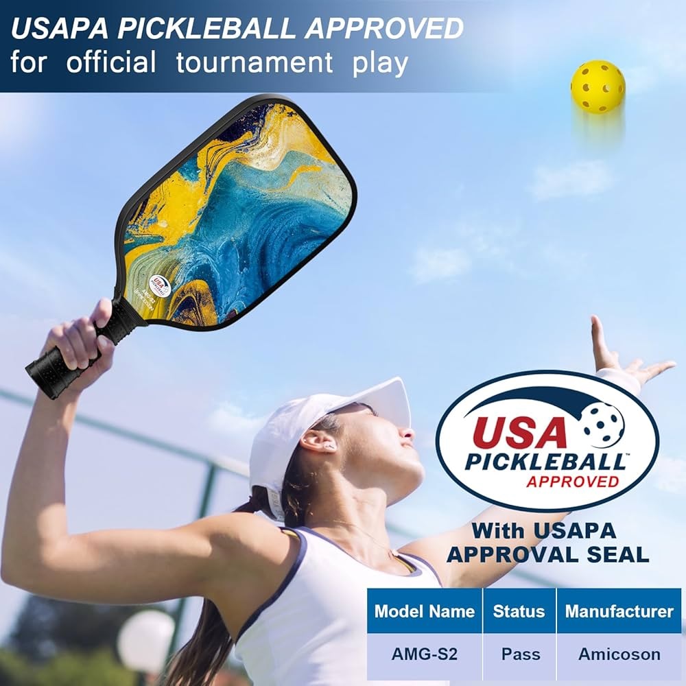 Kích thước và trọng lượng của vợt Pickleball